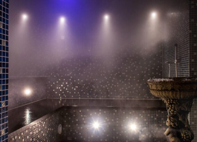 κατασκευη χαμαμ με ψηφιδα